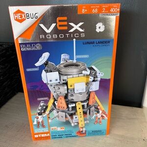 HEXbug Vex Robotics - Lunar Lander Explorer STEM Kit - Orange, Yellow, White